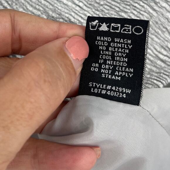 Dressbarn Collection Ruffle Collar Cocktail Womens Jacket Sz 20W Retro Glam Belt - Picture 12 of 13